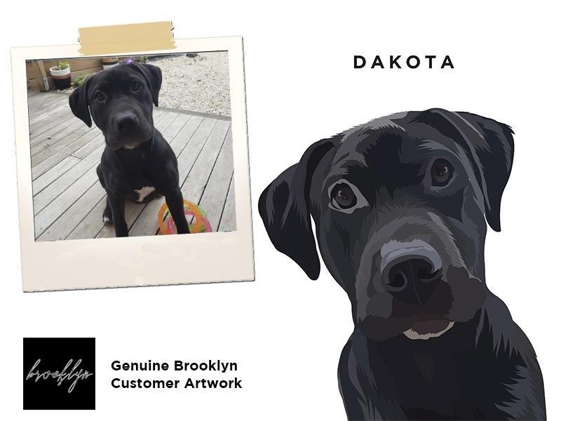 Personalised Pet Portraits - The Brooklyn